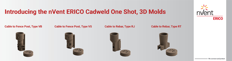 Introducing the nVent ERICO Cadweld One Shot, 3D Molds